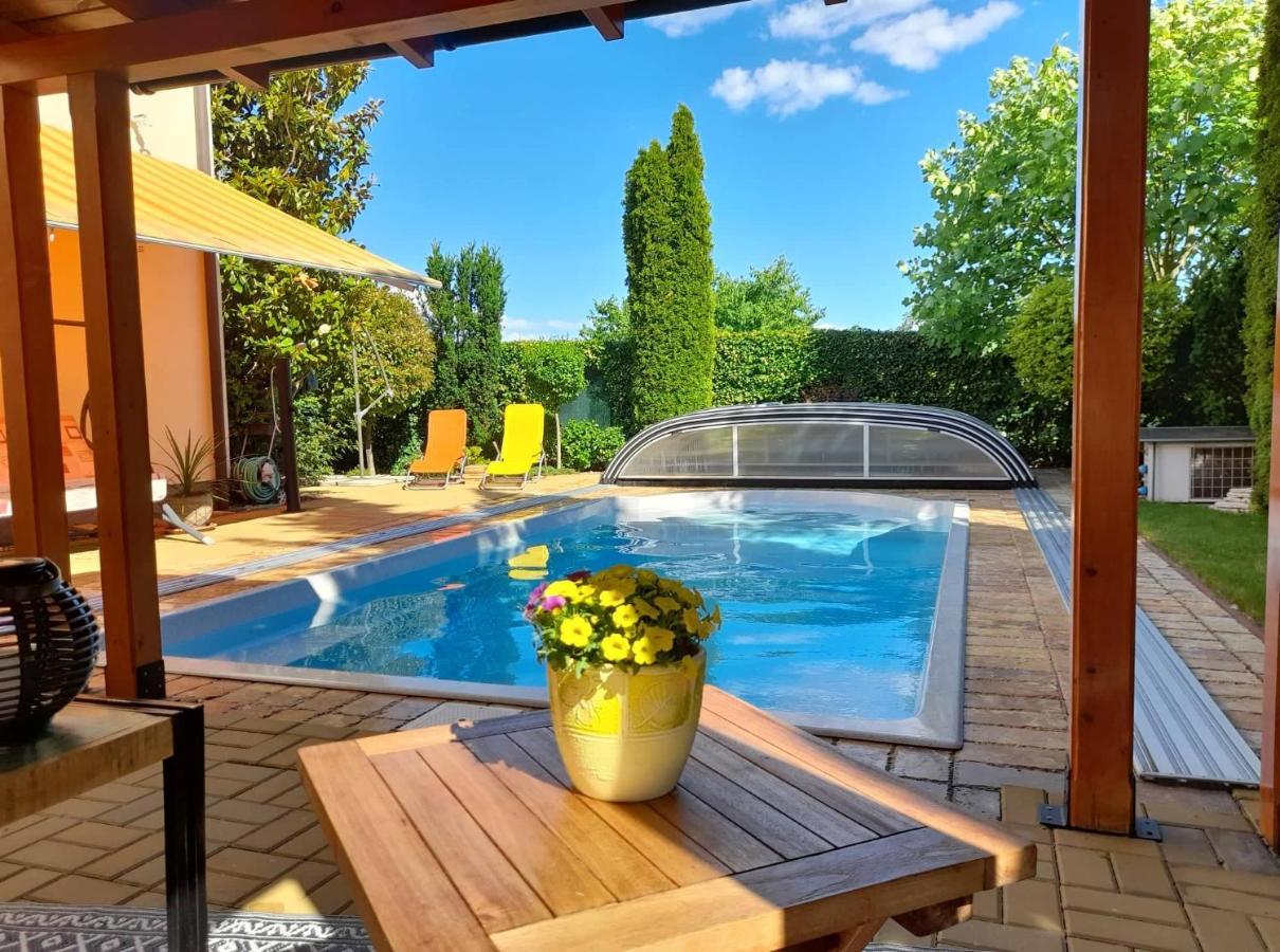 Canadian Style House With 3D Effect Pool Vinosady Exterior photo