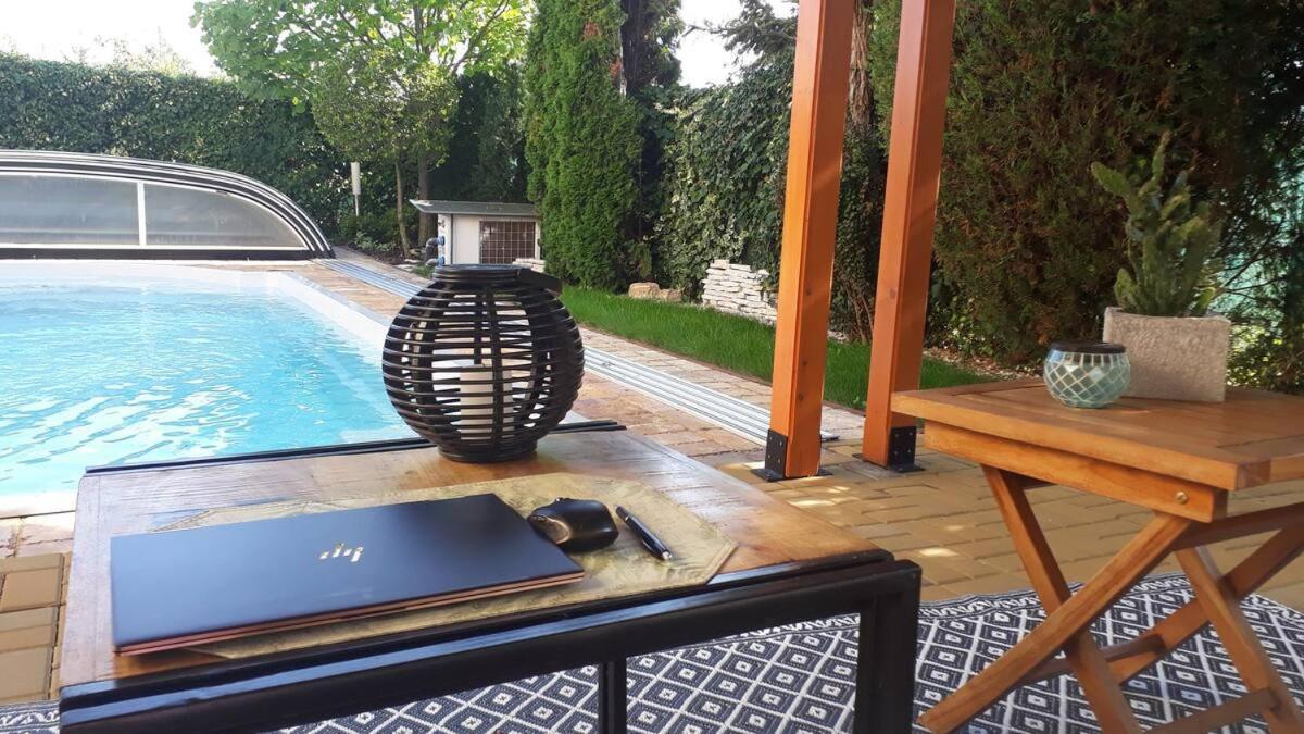 Canadian Style House With 3D Effect Pool Vinosady Exterior photo